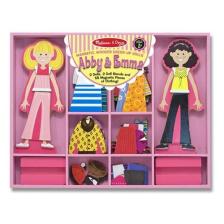Melissa&Doug Ahşap Mıknatıslı Giydirme - Abby İle Emma