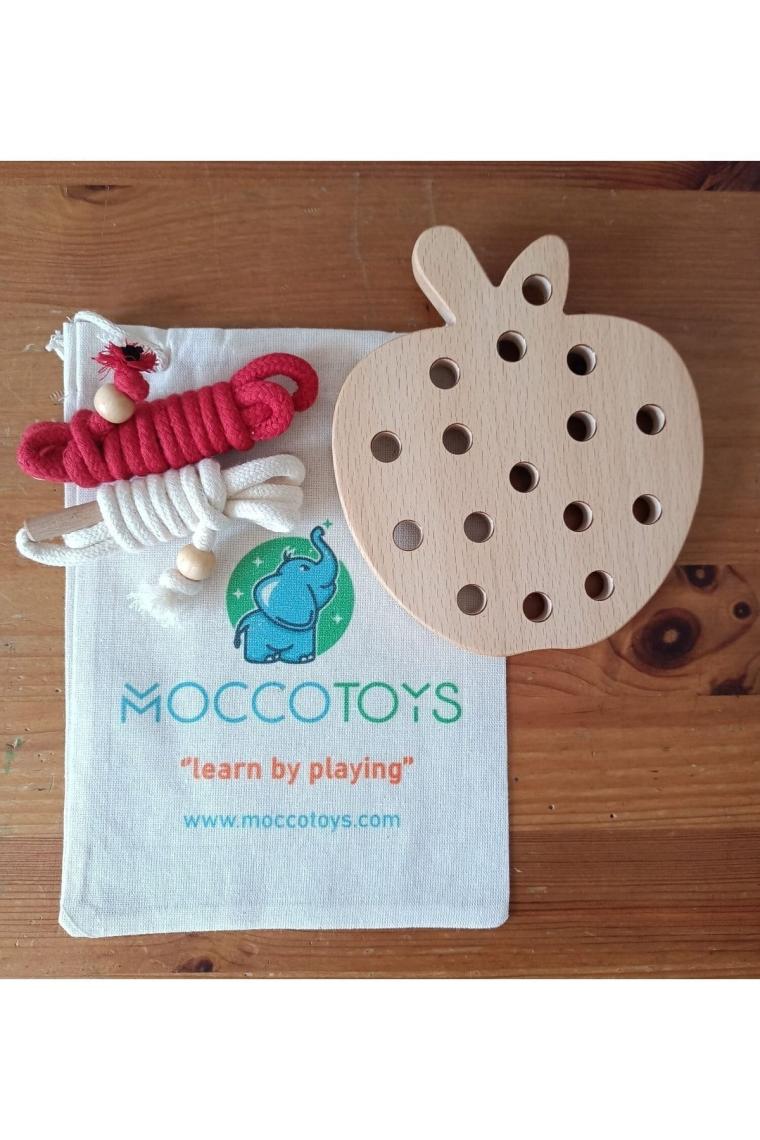 Moccotoys Ip Geçirme Yaprak 
Montessori Oyunu