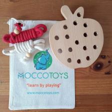 Moccotoys Ip Geçirme Yaprak 
Montessori Oyunu
