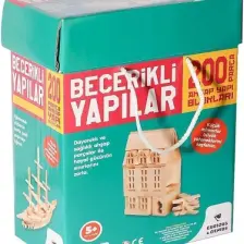 Becerikli Yapılar 200lük Ahşap Yapı Blokları