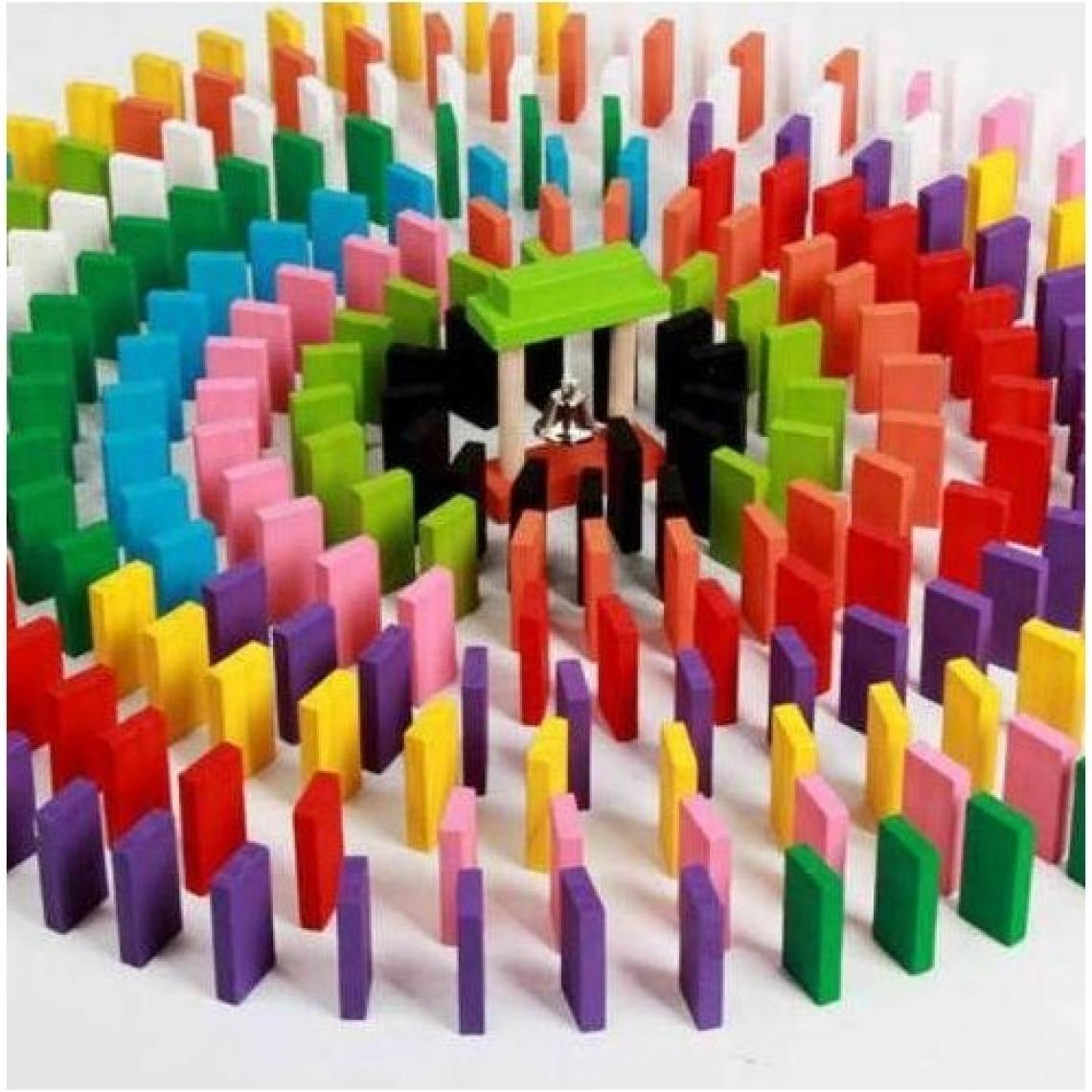 Onetick Ahşap 360 Parça Domino Taşları Dizme Oyunu