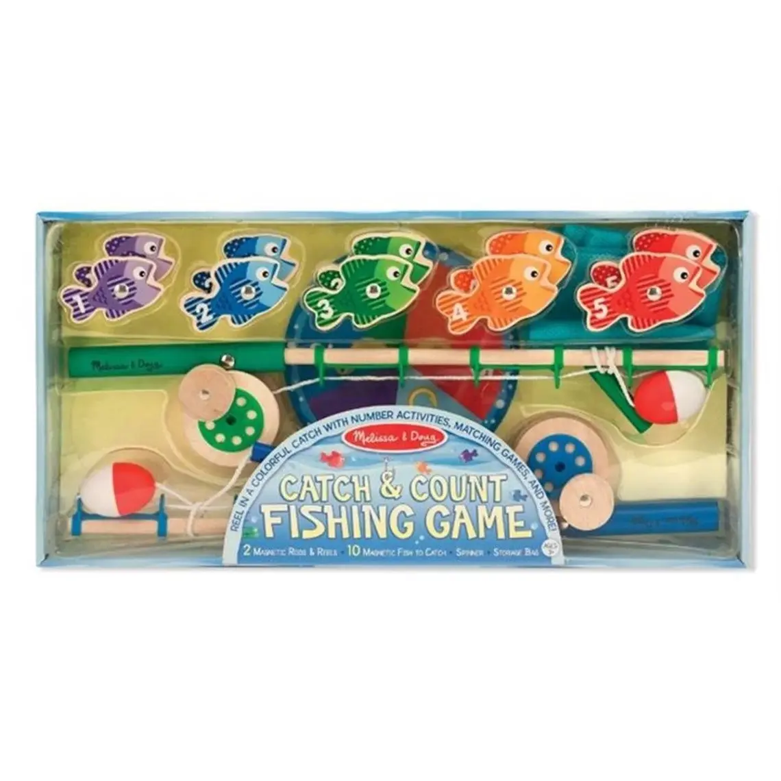 Melissa & Doug Balık Tutma Oyunu  Yakala Ve Say