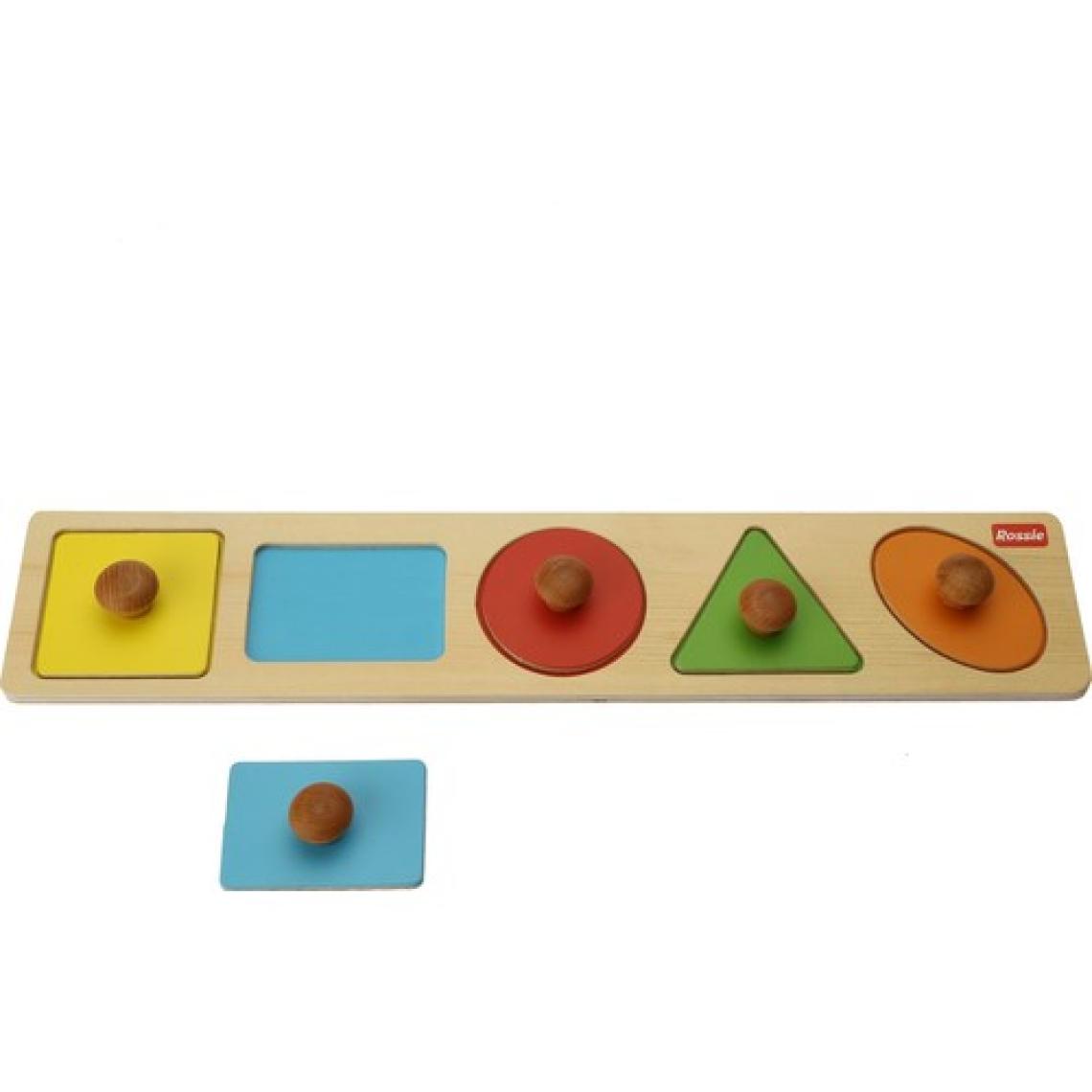 Rossie Ahşap Geometrik Zeka Bulmacası Yapboz