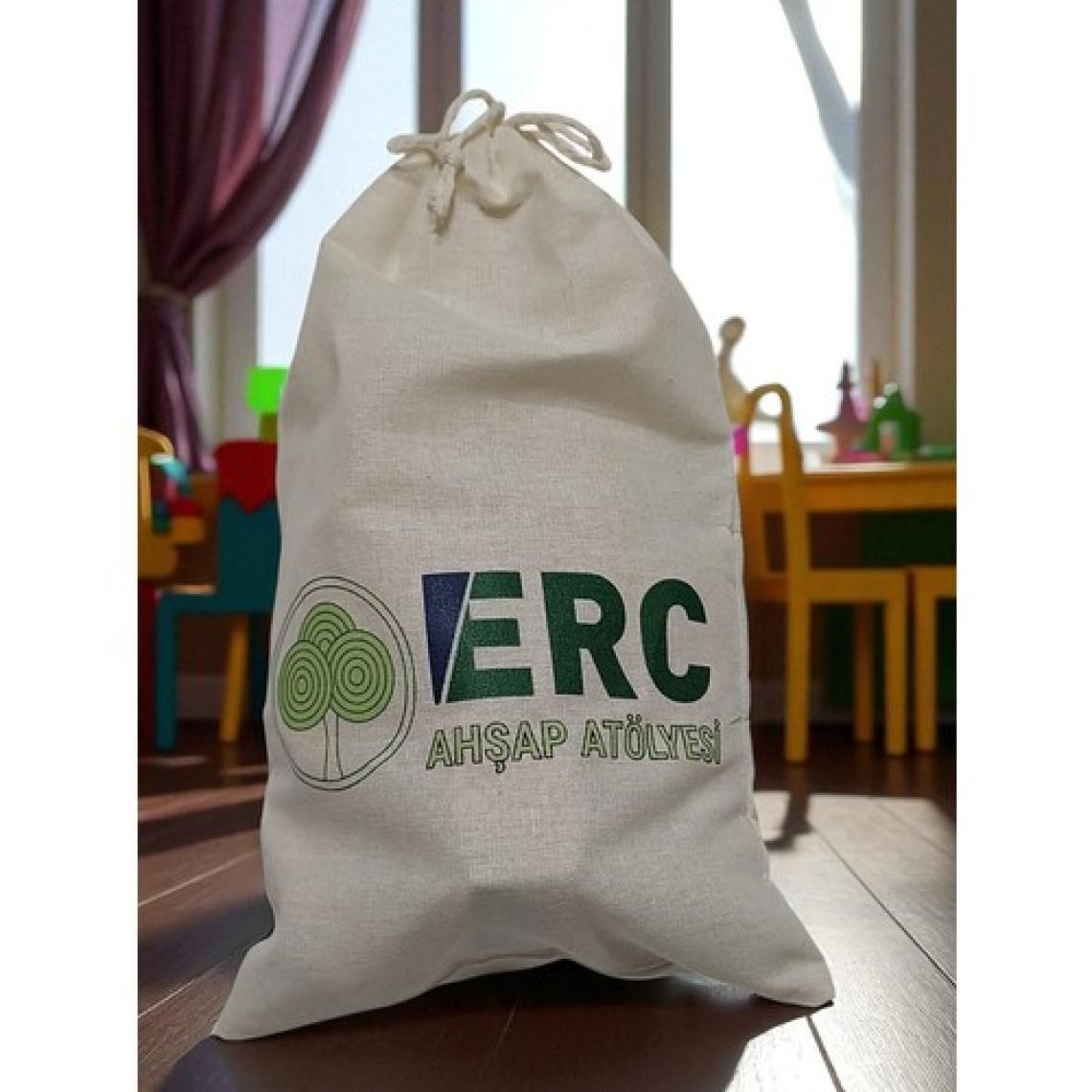 Erc Wood Blocks Ahşap Denge Blokları Montessori Waldorf Eğitimi 12'li Set