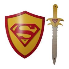 Ahtek Ahşap Oyuncak Seti 2’li Superman Kalkanı ve Kılıcı