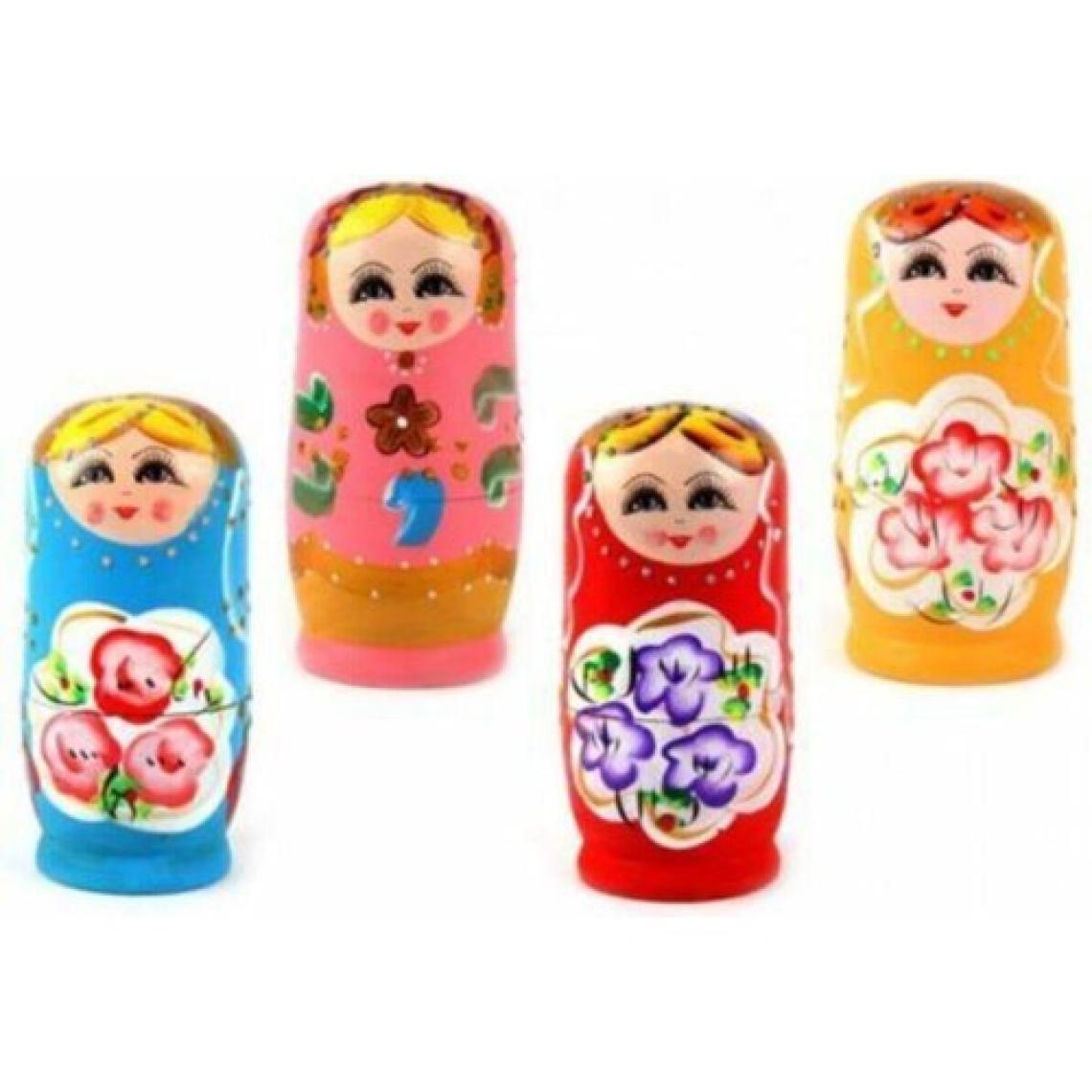 Tatlı Telaşlar Ahşap Matruşka 5`li Set