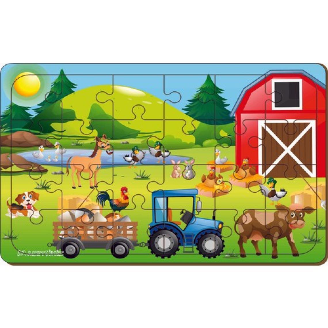 Maketçiniz Çiftlik 24 Parça Ahşap Puzzle