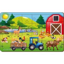 Maketçiniz Çiftlik 24 Parça Ahşap Puzzle