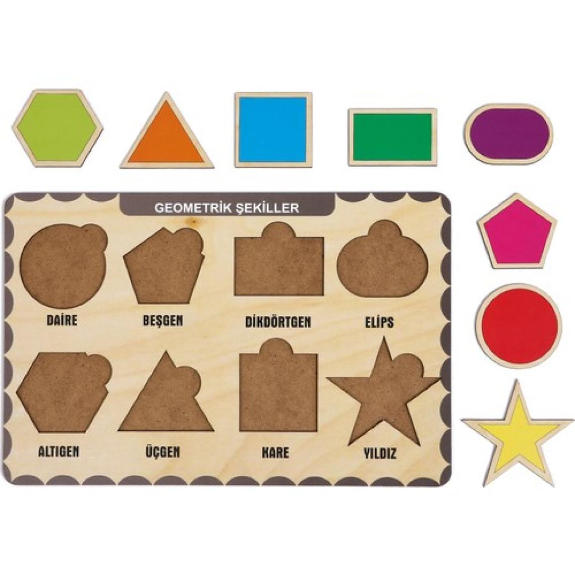 Maketçiniz Geometrik Şekiller Bul - Tak