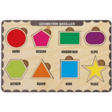 Maketçiniz Geometrik Şekiller Bul - Tak