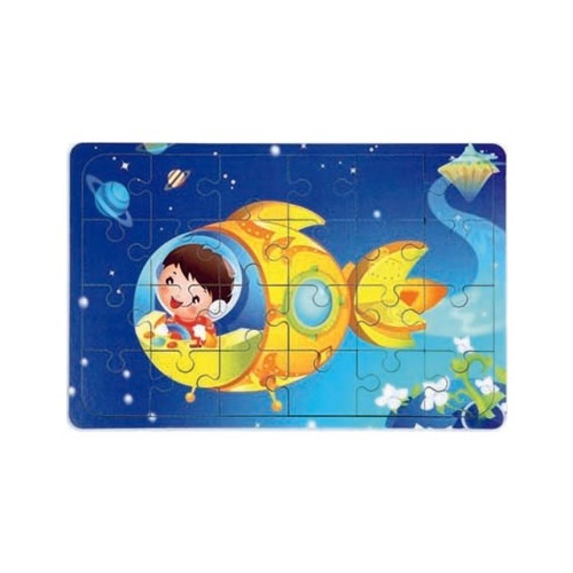 Maketçiniz Ahşap 24 Parça Eğitici 2 Adet Yapboz Puzzle Seti