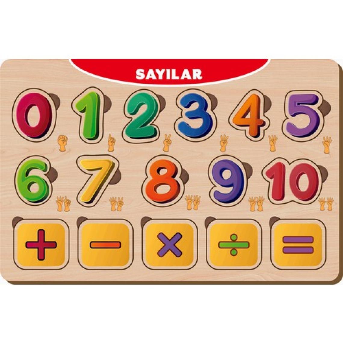 Maketçiniz 4 Adet Ahşap Bul Tak Eğitici Yapboz Puzzle Seti 11