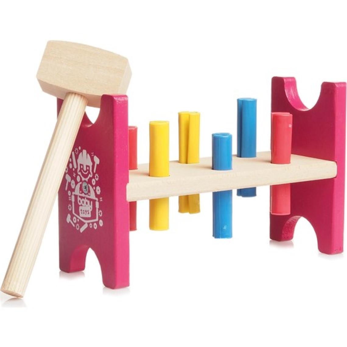 Baby Toys Montessori Ahşap Çak Tak Oyunu