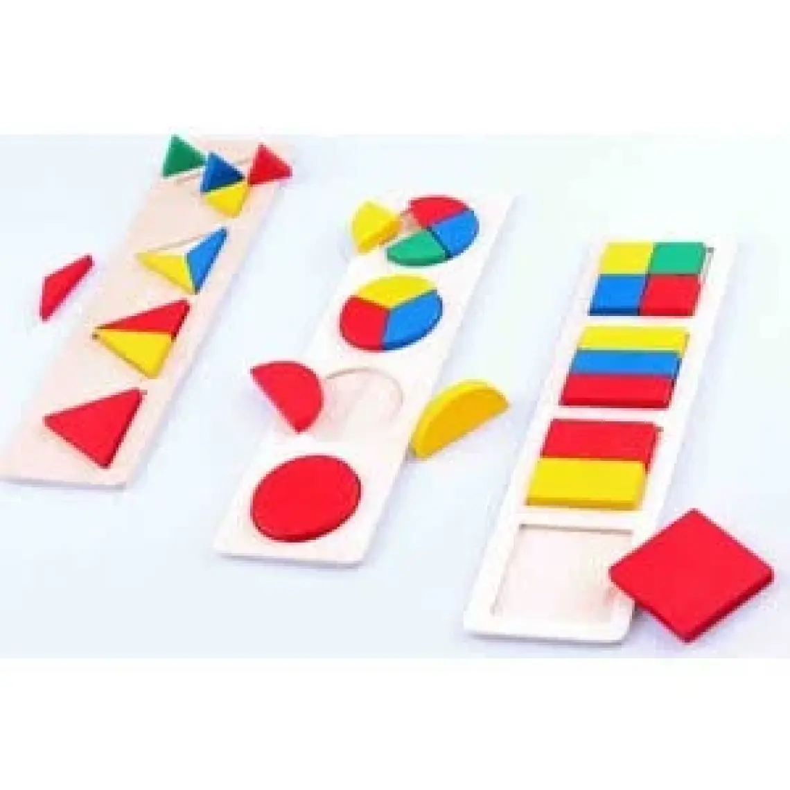 Piramigo 3 In 1 Wooden Montessori Blocks Set