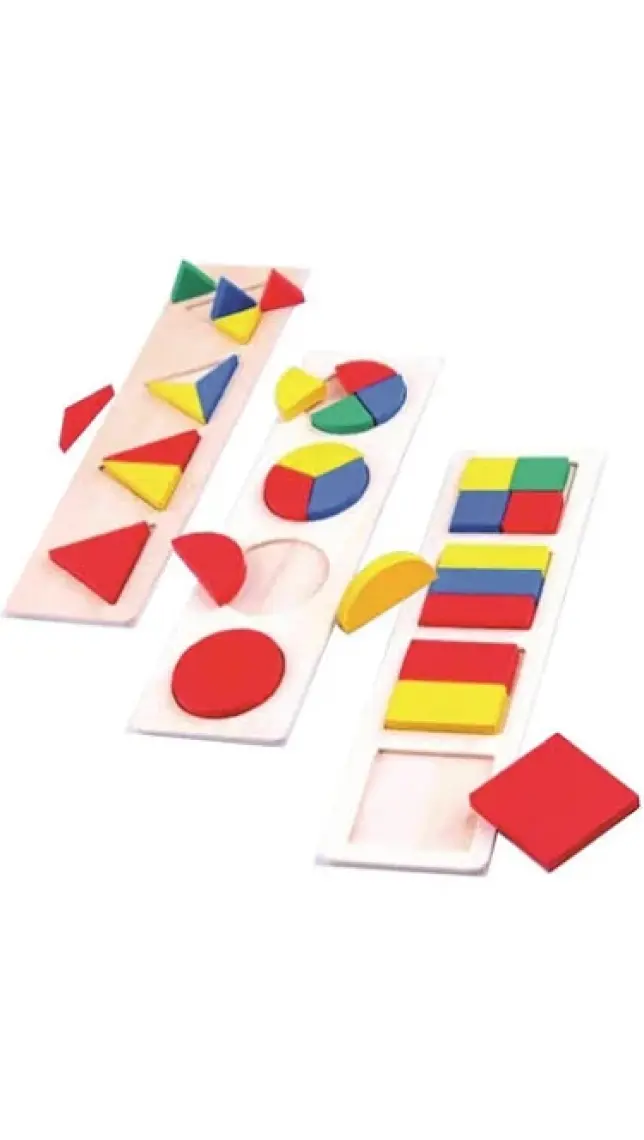 Piramigo 3 In 1 Wooden Montessori Blocks Set
