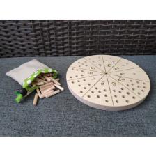 Ankebut Montessori 25CM Daire Sayıları ve Miktarlarını Öğreniyorum Oyunu