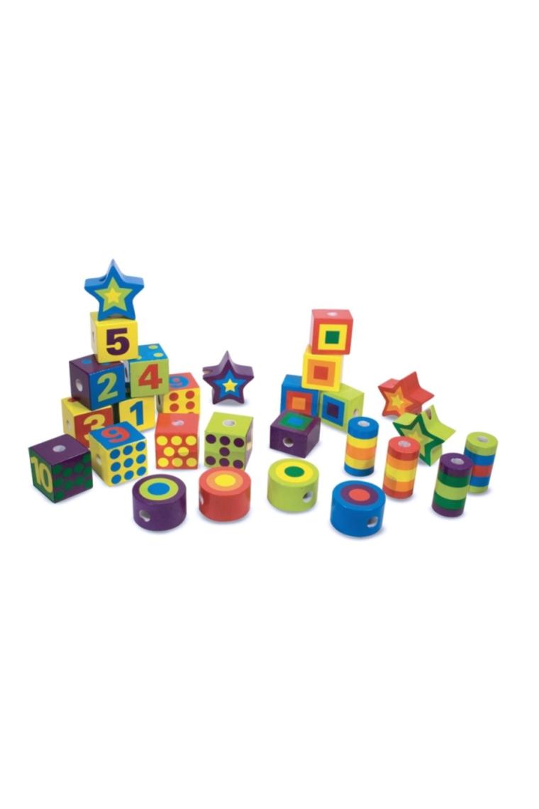 Melissa&Doug Ahşap Boncuk Dizme