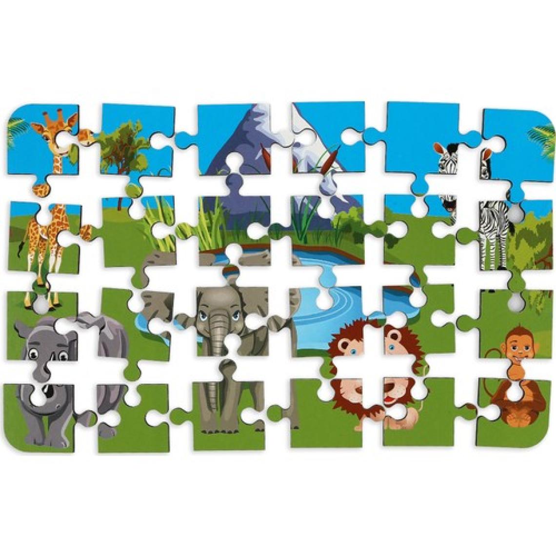 Maketçiniz Safari 24 Parça Ahşap Puzzle