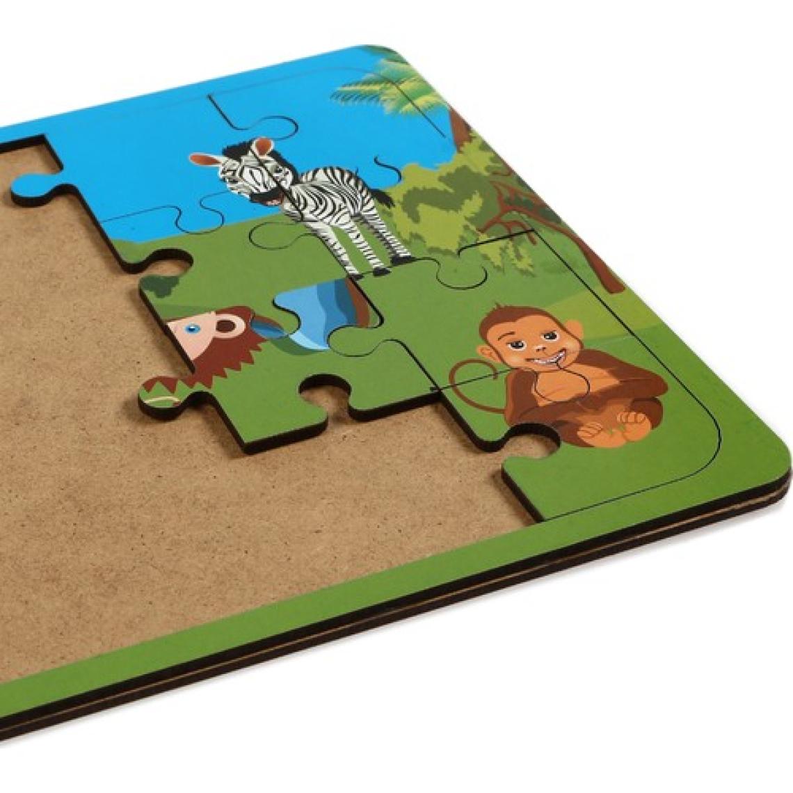 Maketçiniz Safari 24 Parça Ahşap Puzzle