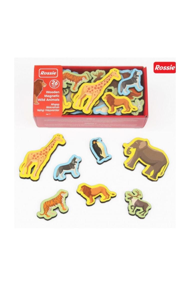 Manyetik Ahşap Vahşi Hayvanlar