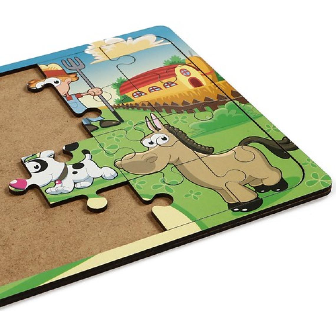 Maketçiniz Çiftliğim 24 Parça Ahşap Puzzle