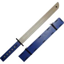 Ahtek Ahşap Japon Samuray-Ninja Katana Kılıcı, Mavi Oyuncak