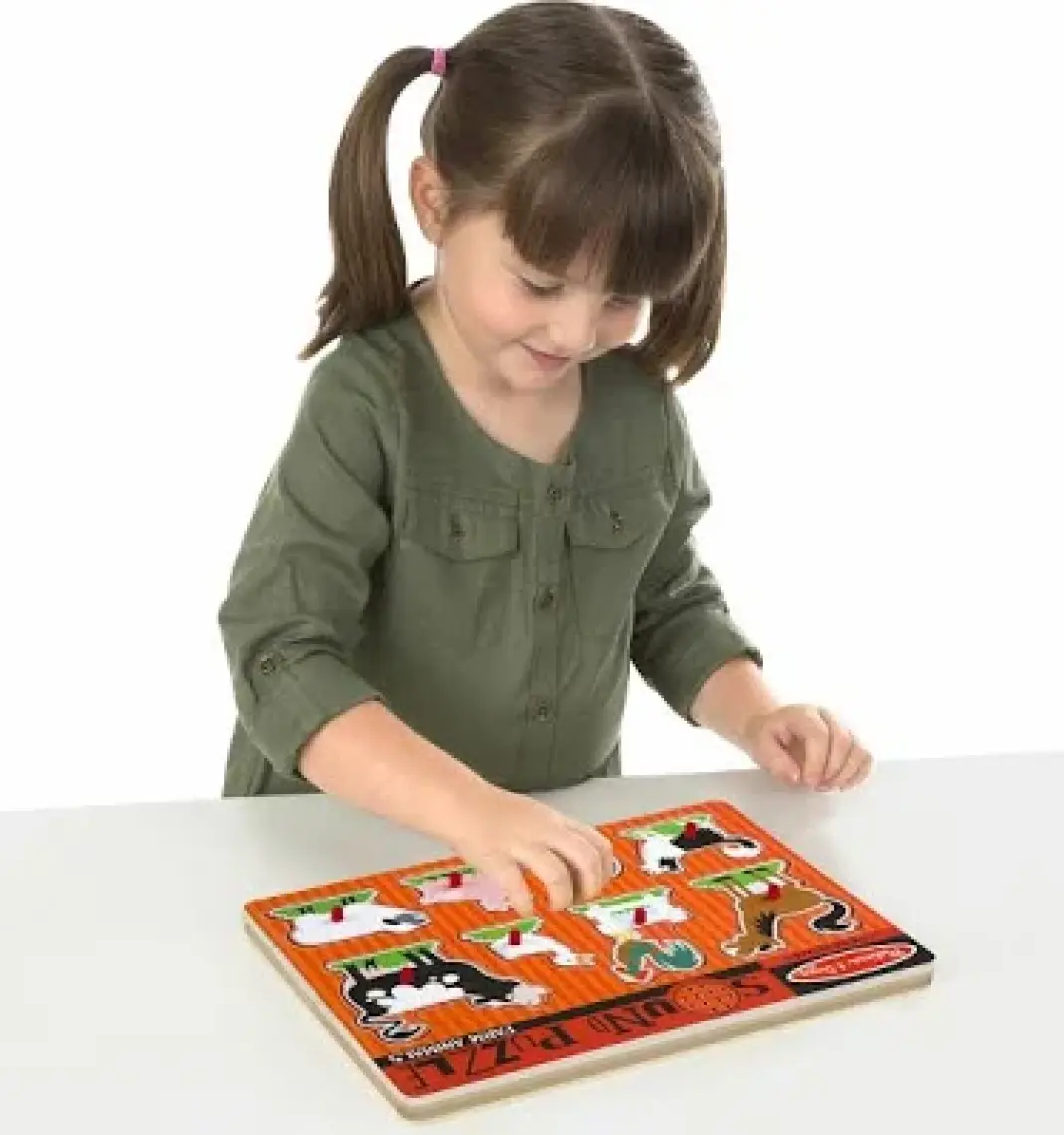 Melissa&Doug Ahşap Sesli Yapboz - Çiftlik Hayvanları