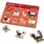 Melissa&Doug Ahşap Sesli Yapboz - Çiftlik Hayvanları