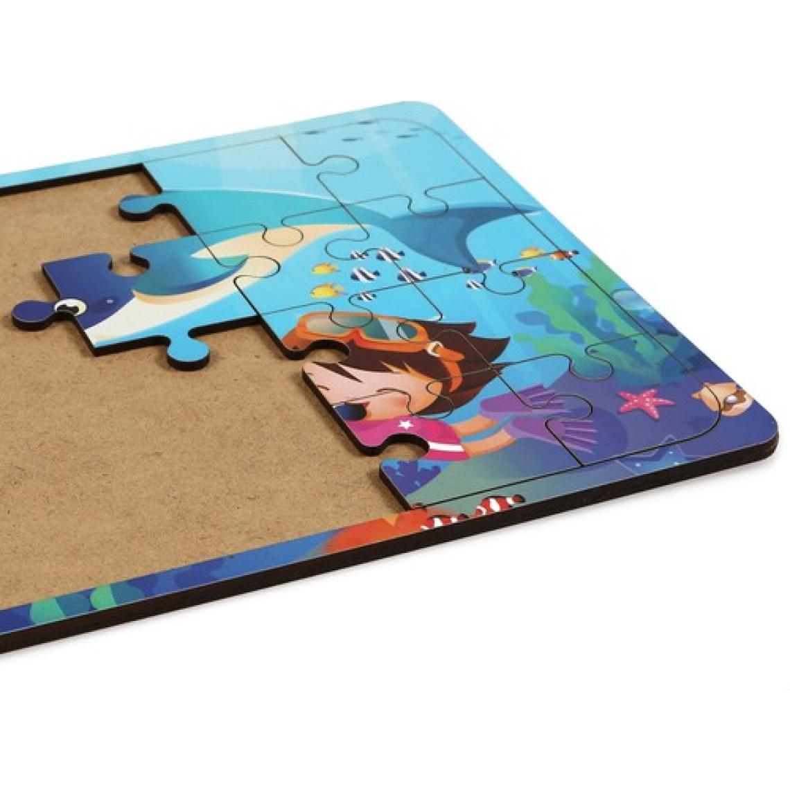 Maketçiniz Dalgıç 24 Parça Ahşap Puzzle