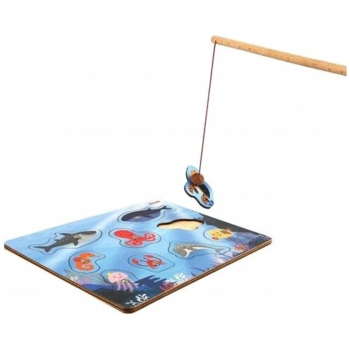 Rossie Ahşap Balık Tutma Oyunu ve Puzzle