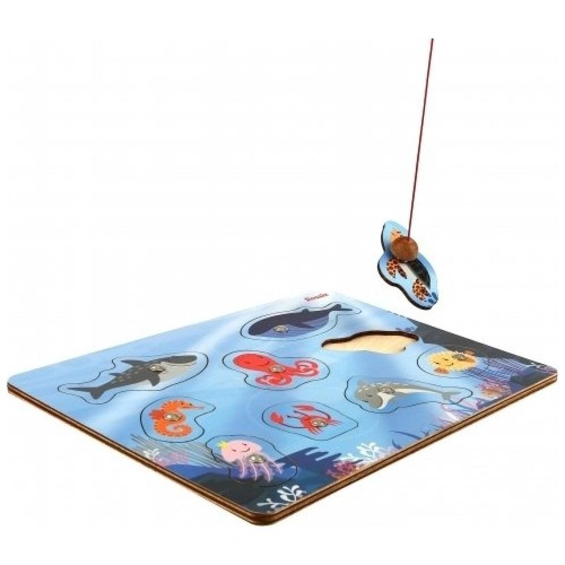 Rossie Ahşap Balık Tutma Oyunu ve Puzzle