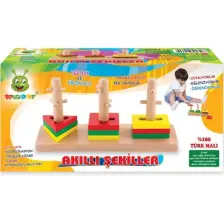 Ahşap Oyuncak - Akıllı Şekiller