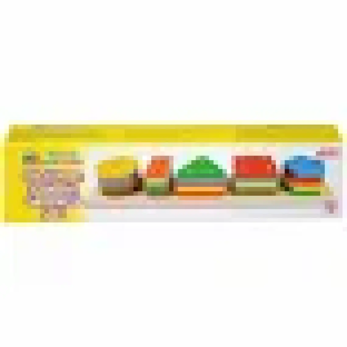 Hamaha Wooden Toys Doğal Ahşap Eğitici Oyuncak Dikdörtgen 5'li Sütun Geometrik Şekil HMH-055