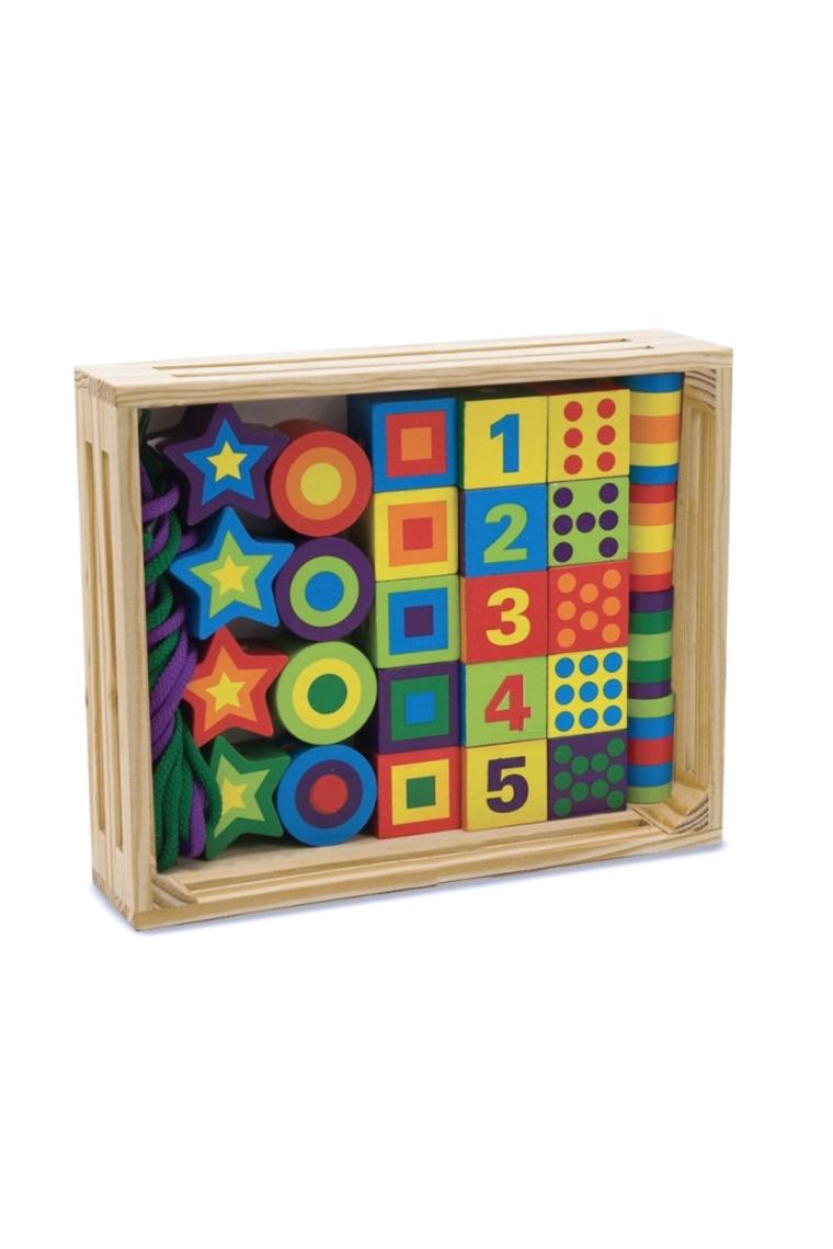 Melissa&Doug Ahşap Boncuk Dizme