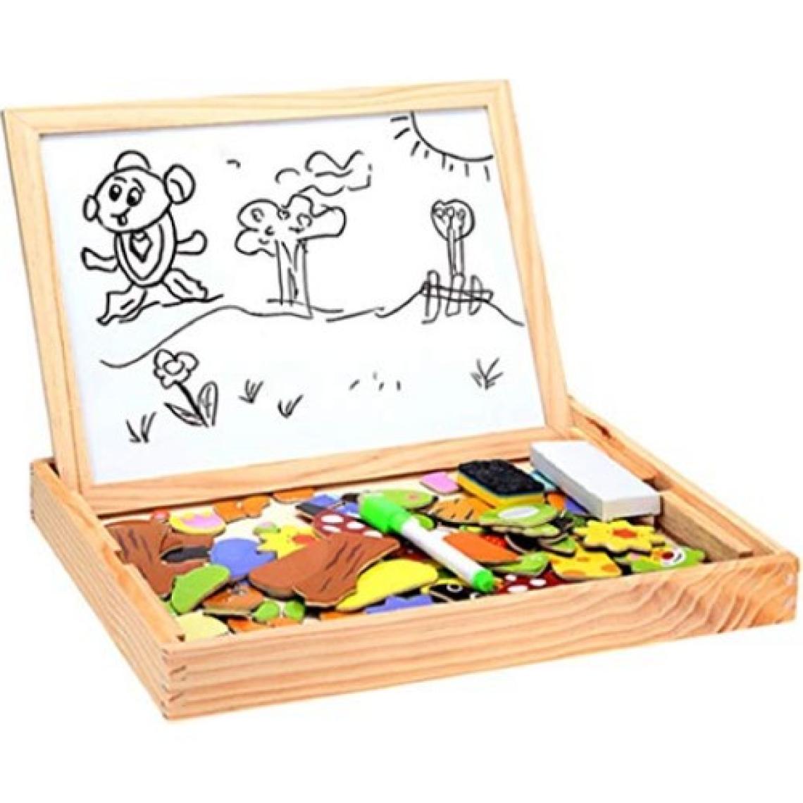 Piramigo Okul Öncesi Mıknatıslı Yazı Çizim Tahtası Farm Magnetic Puzzle
