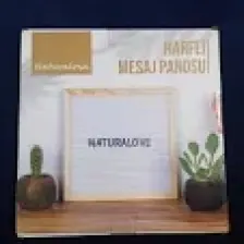 Naturalove Ahşap Harfli Mesaj Panosu