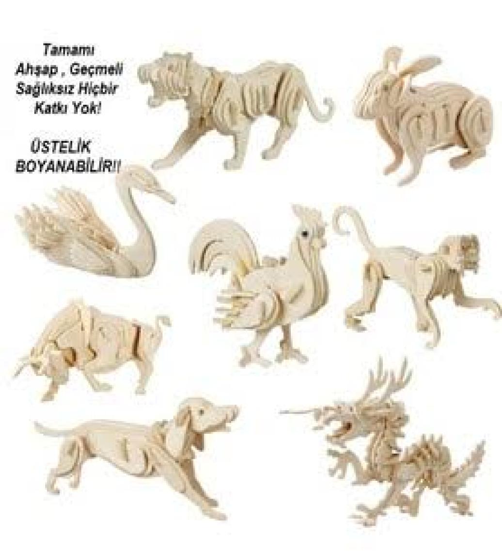 Pi İthalat 3D Ahşap Puzzle - Yemek Odası