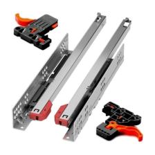 Ultimate 40 Cm Ray Tek Açılım Frenli Çekmece Rayı Mandal
