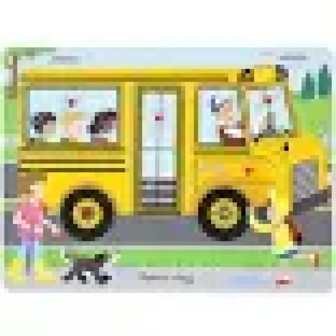 Melissa&Doug Ahşap Sesli Yapboz - The Wheels On The Bus