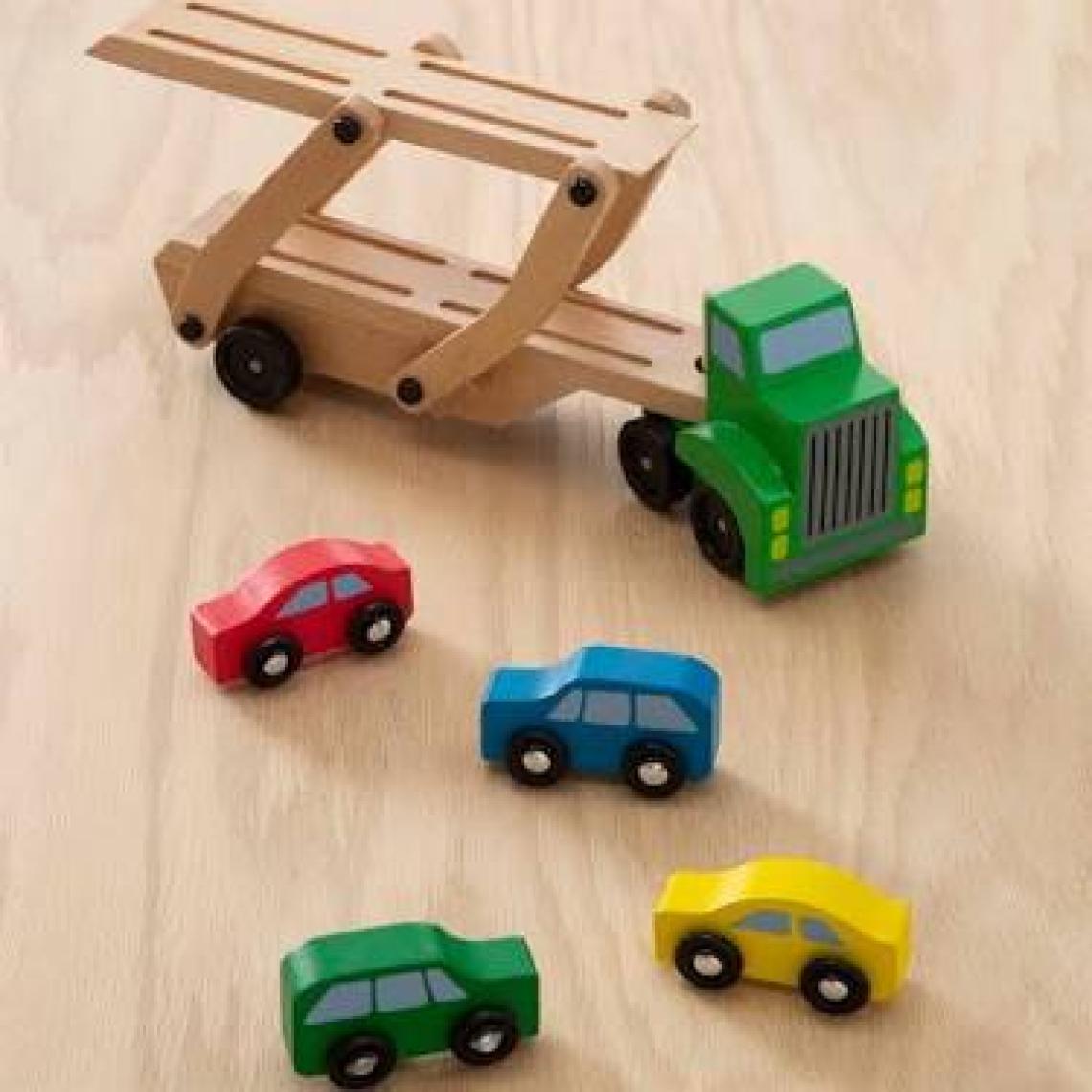 Melissa&Doug Ahşap Araba Taşıyıcı