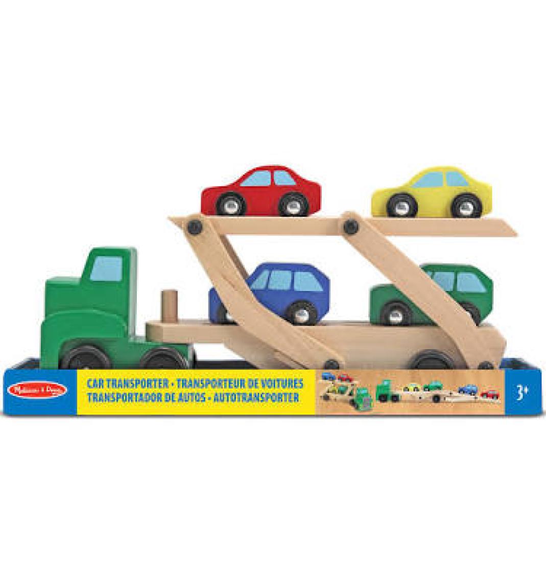 Melissa&Doug Ahşap Araba Taşıyıcı