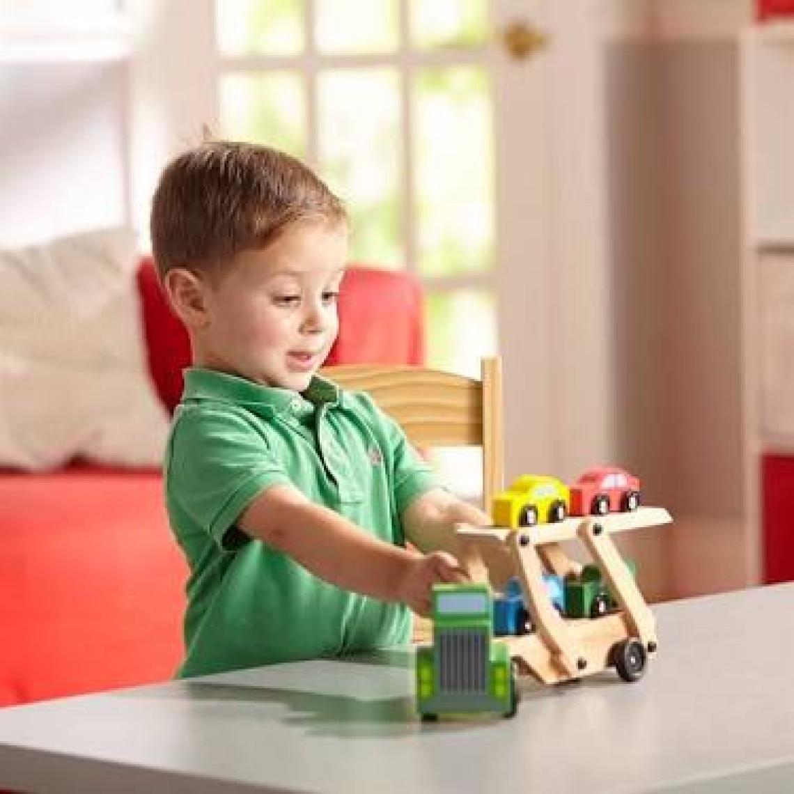 Melissa&Doug Ahşap Araba Taşıyıcı