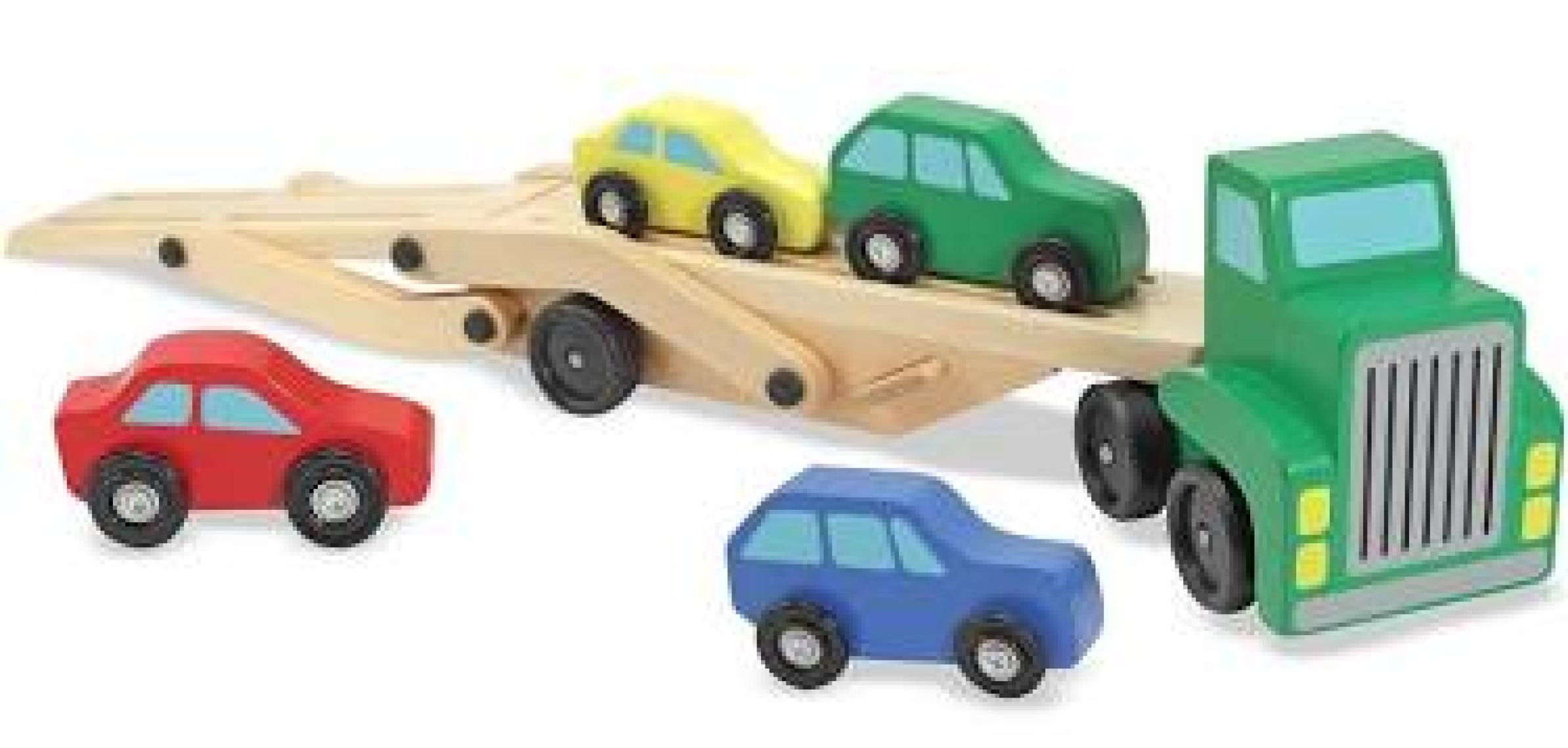 Melissa&Doug Ahşap Araba Taşıyıcı