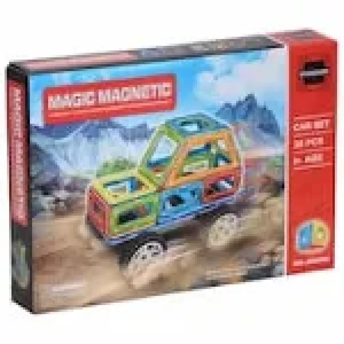 Magic Magnetic 26 Parça Araba Tekerli Magnetik JH8884