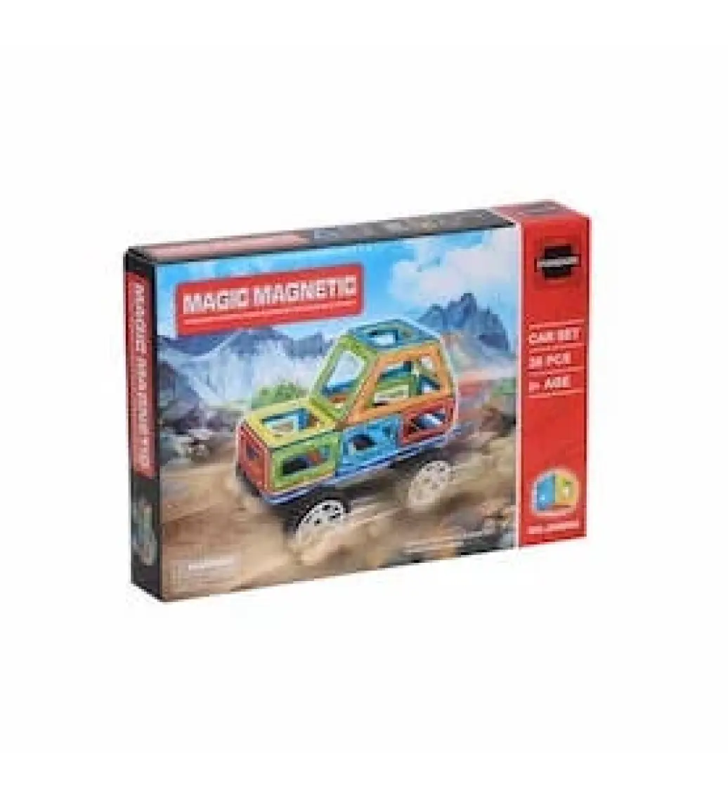 Magic Magnetic 26 Parça Araba Tekerli Magnetik JH8884