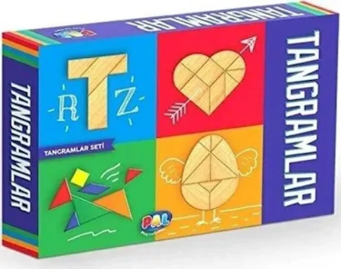 Pal Tangramlar Geometrik Şekiller Seti