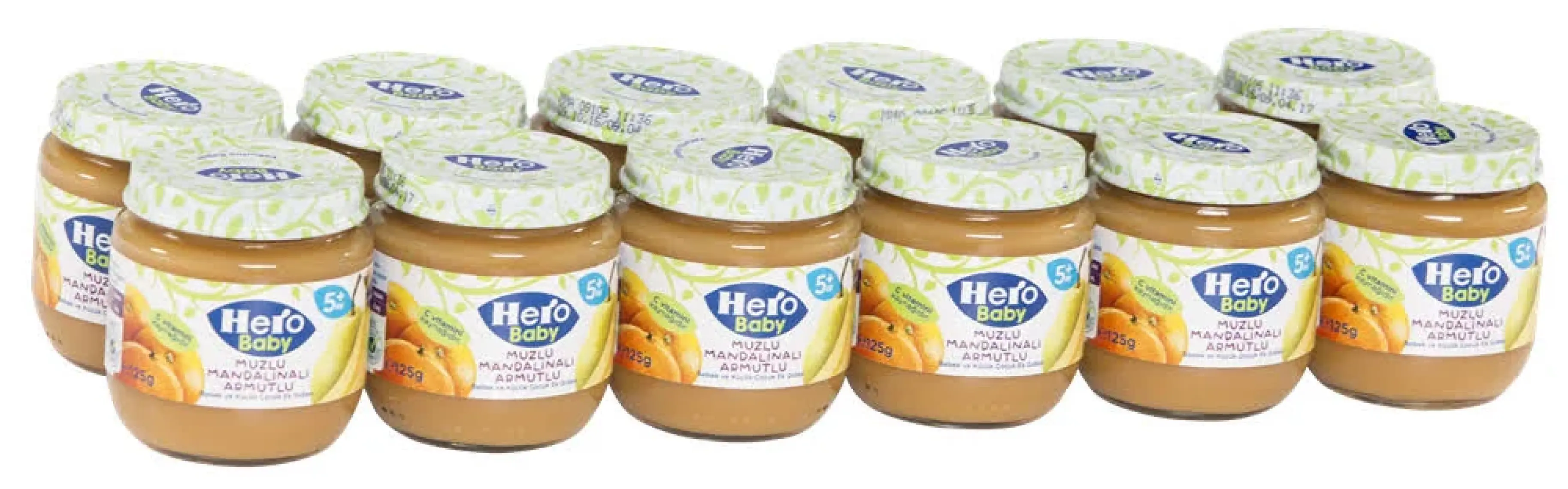 Hero Baby Muzlu Mandalinalı Armutlu Kavanoz Mama 125 gr