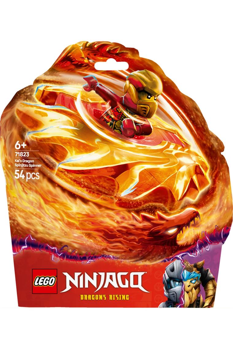 Nınjago Kai’nin Ejderha Spinjitzu Topacı 71823-6 Yaş ve Üzeri Çocuklar Için 2 Ninja Minifigürü Içeren Yaratıcı Oyuncak Yapım Seti, Doğum Günü Hediyesi (54 Parça)