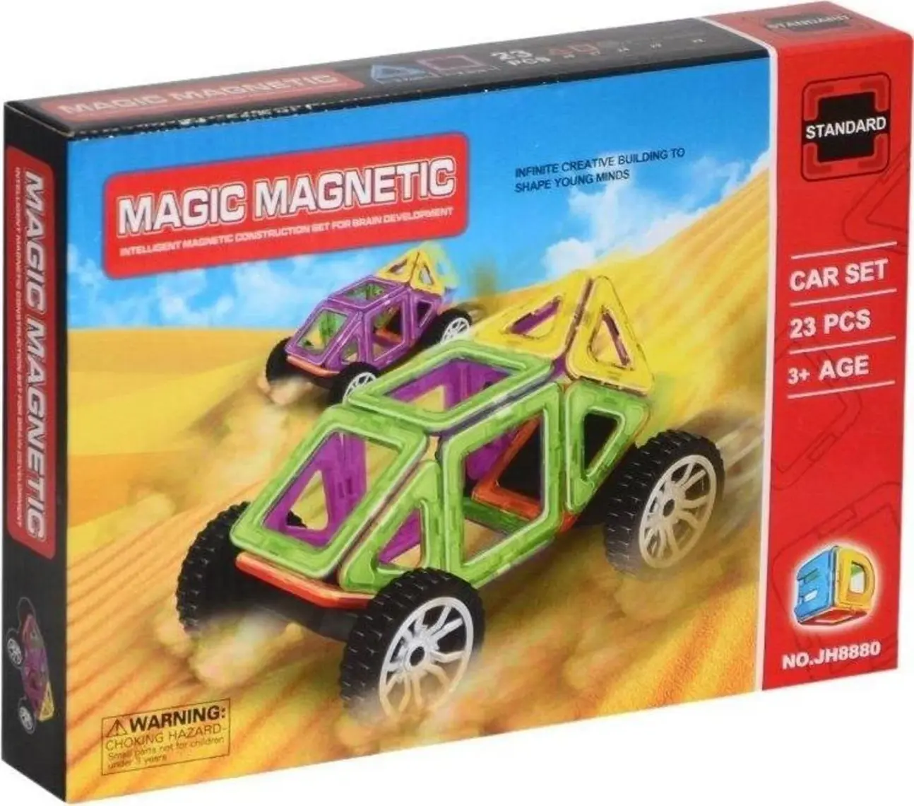 Magic Magnetic 20 Parça Araba Tekerli Magnetik JH8880