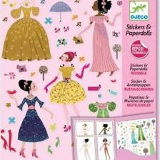 Djeco Kağıt Giydirme Seti - Dresses Through The Seasons